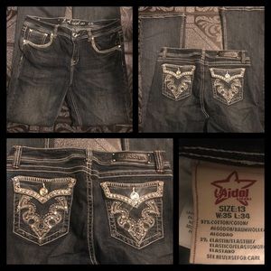 NWOT LA IDOL JEANS SIZE 13
